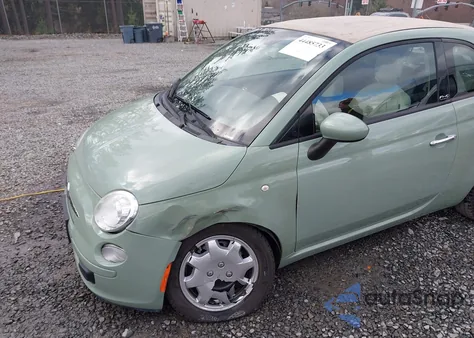 2012 Fiat 500C Pop z USA, uszkodzony, nr VIN 3C3CFFDR5CT351974